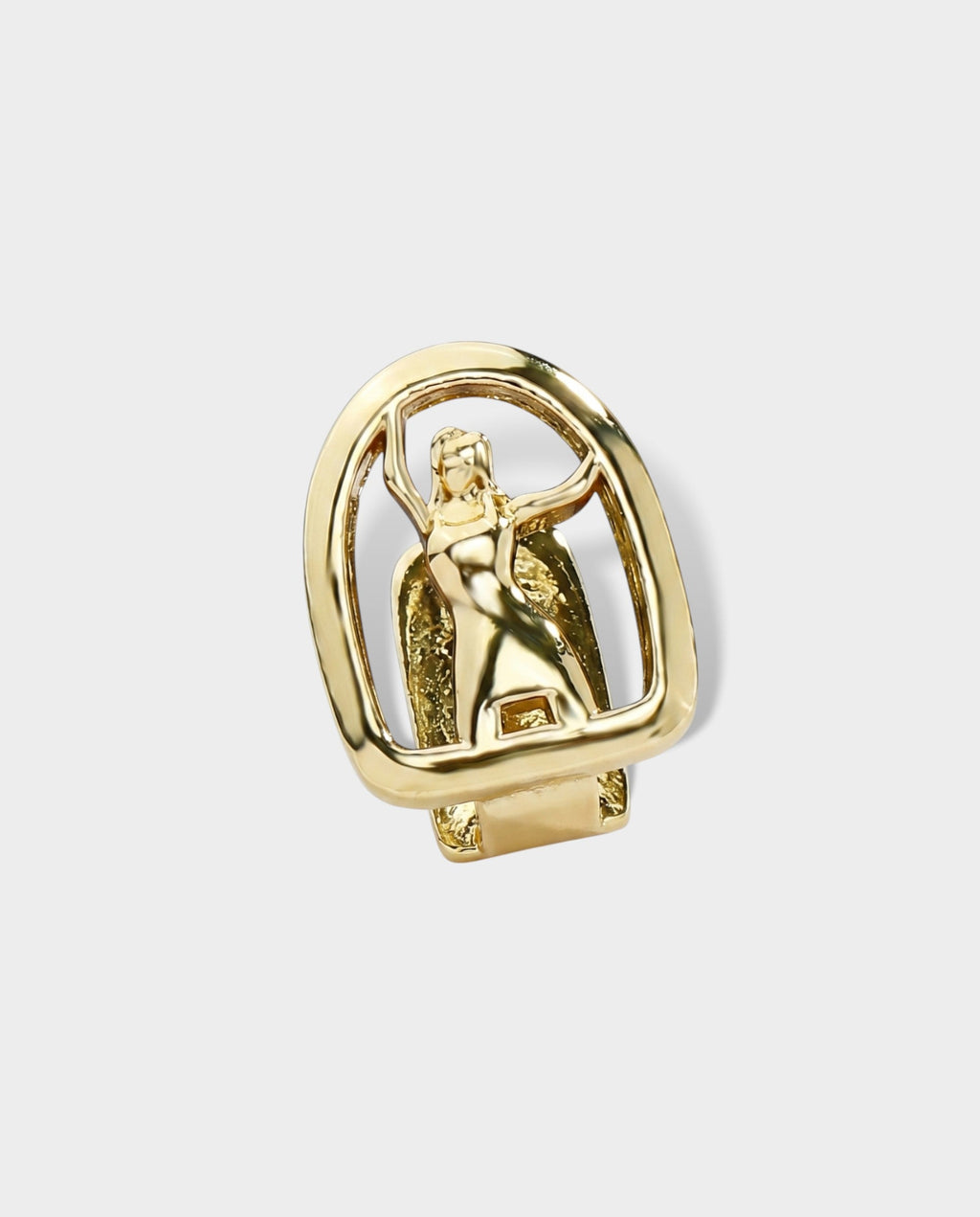 Plated Sculpted Figure Tooth Grill
