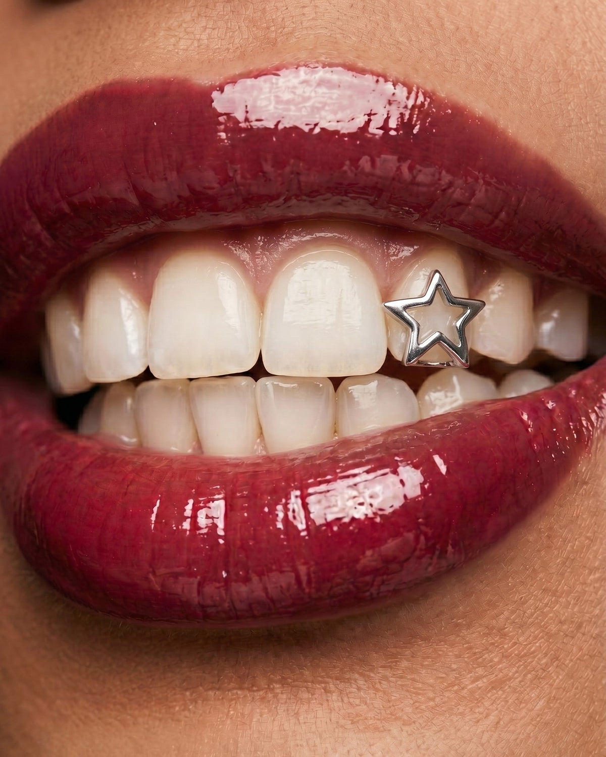 Open Star Frame Single-Tooth Grill