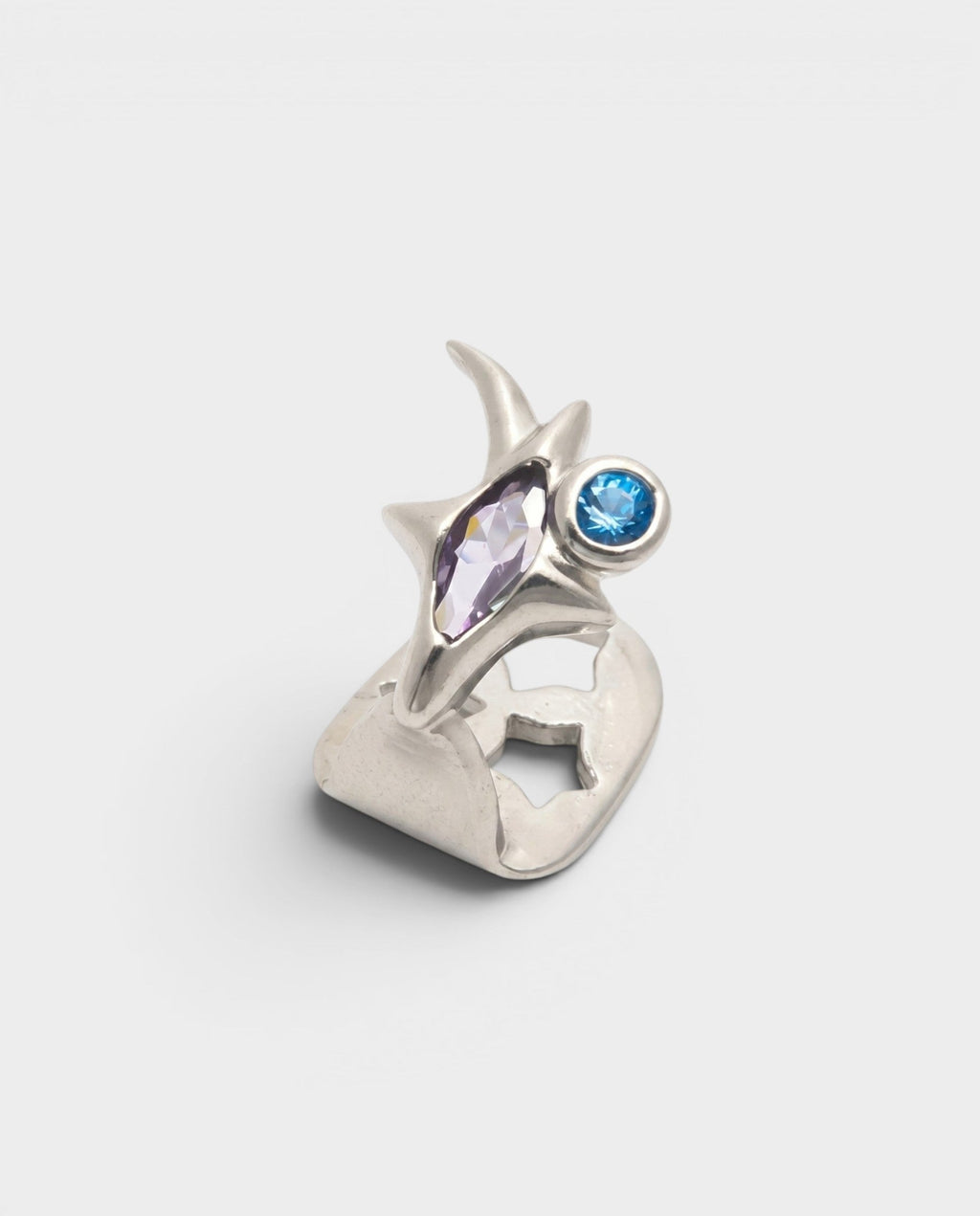 Crescent Star Crystal Single-Tooth Grill