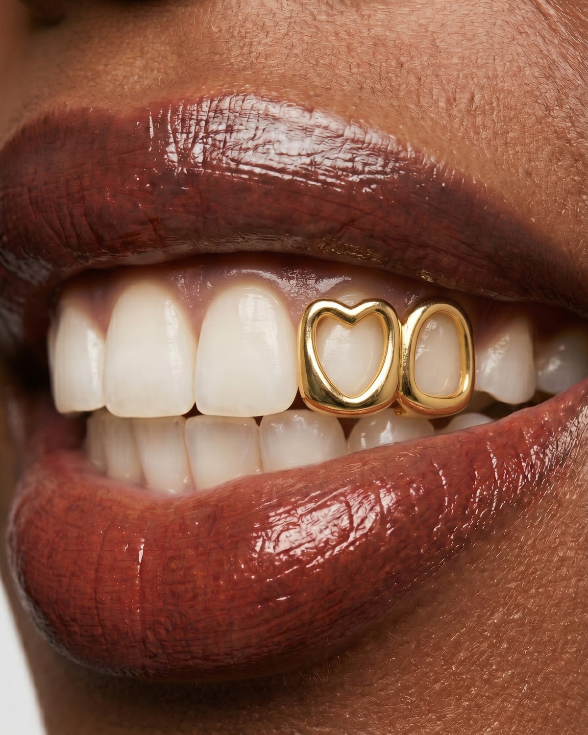 Heart & Oval Open-Frame Double-Tooth Grill