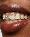 Diamond Heart Double-Tooth Grill