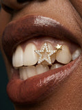 Pavé Open Star Single-Tooth Grill