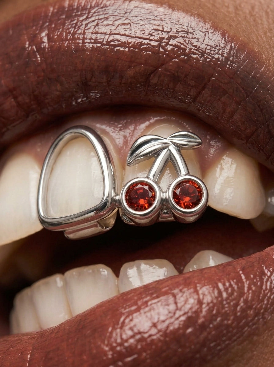 Cherry Crystal Double-Tooth Grill