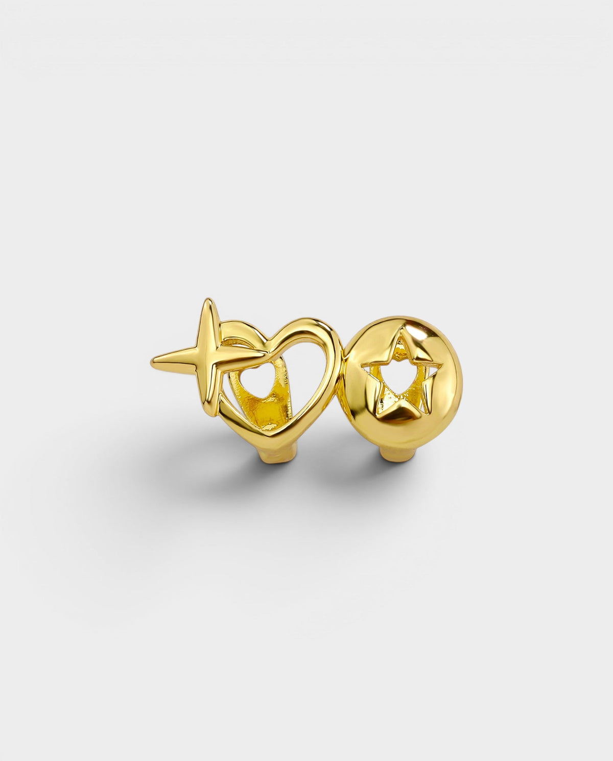 Celestial Heart & Star Double-Tooth Grill