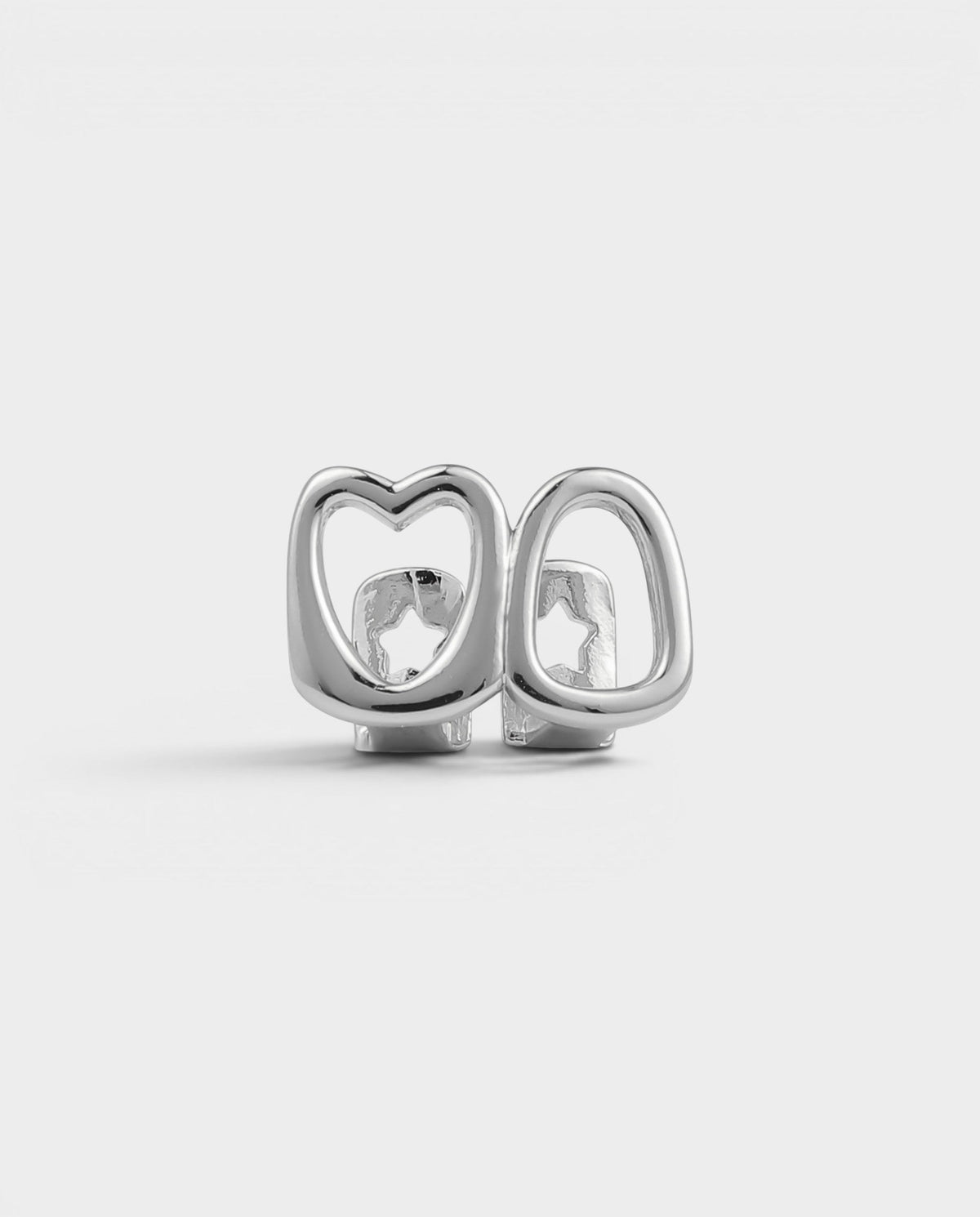 Heart & Oval Open-Frame Double-Tooth Grill