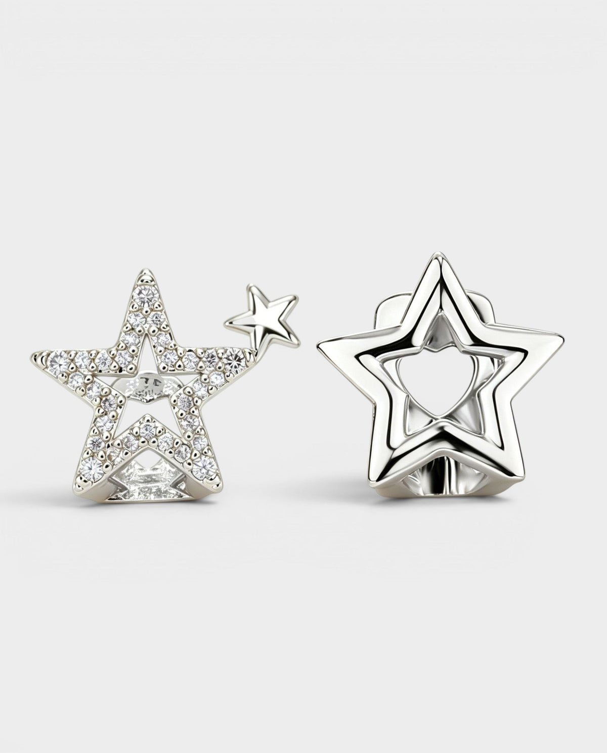 Twin Star Frame Crystal Tooth Grill Set