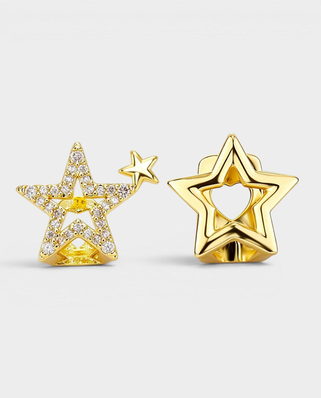Twin Star Frame Crystal Tooth Grill Set