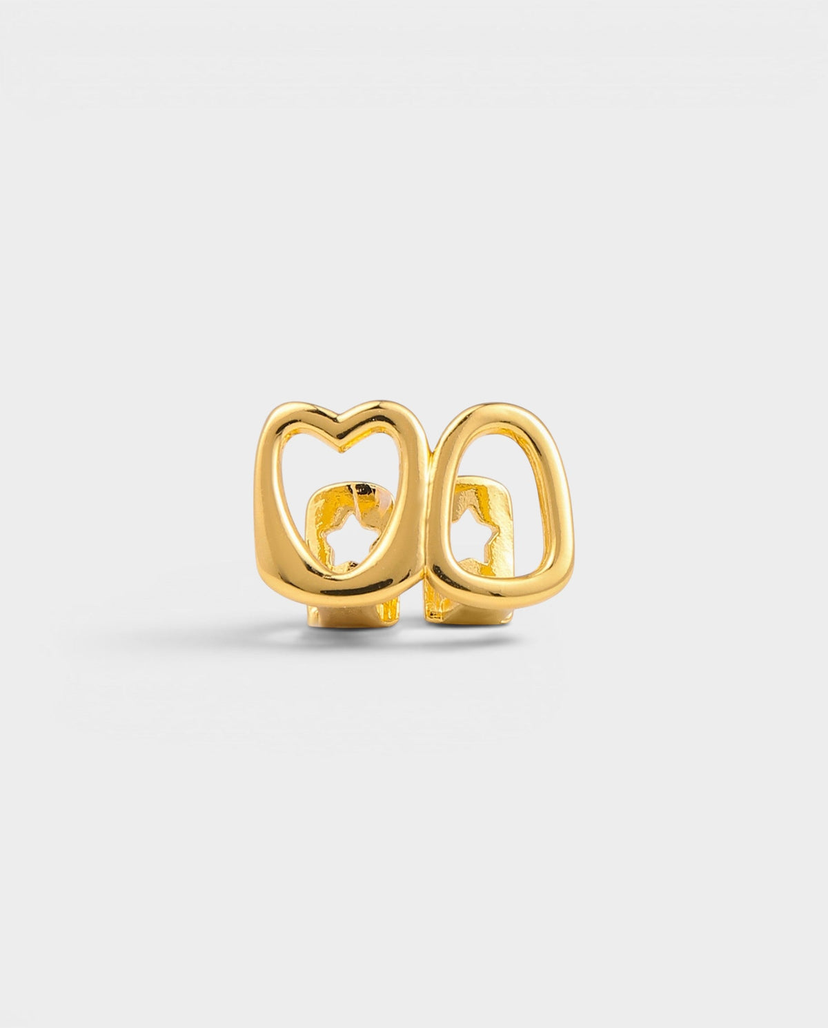 Heart & Oval Open-Frame Double-Tooth Grill