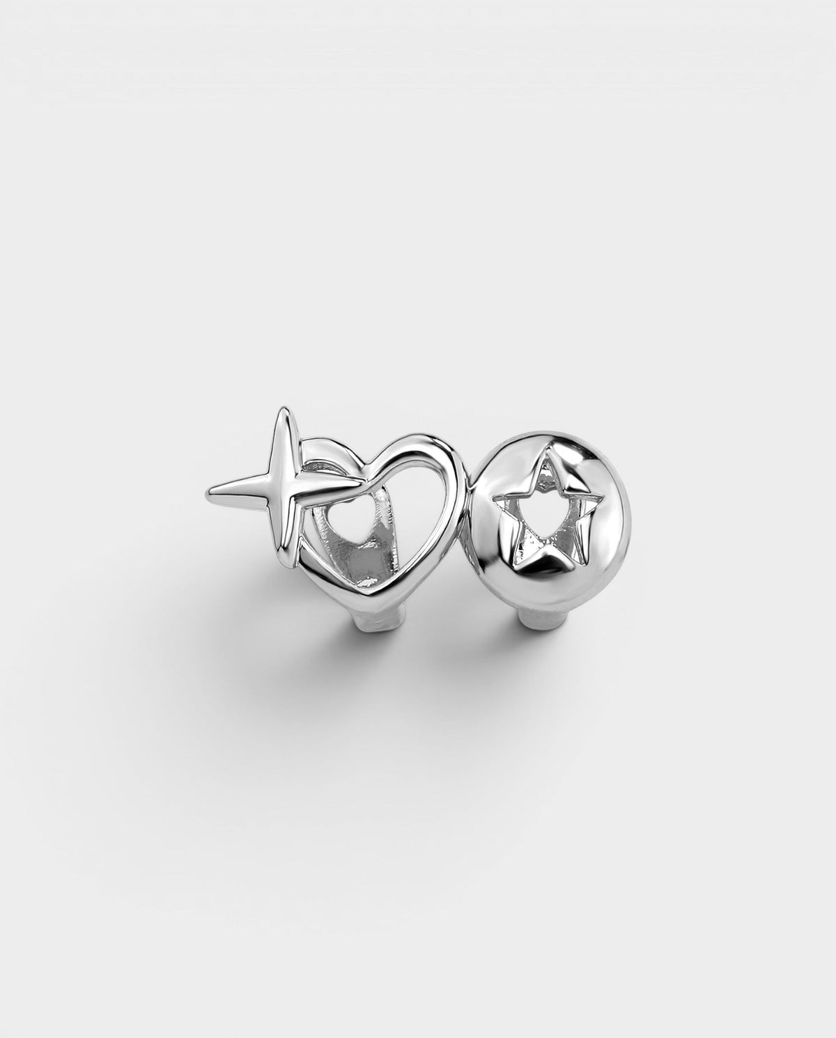 Celestial Heart & Star Double-Tooth Grill