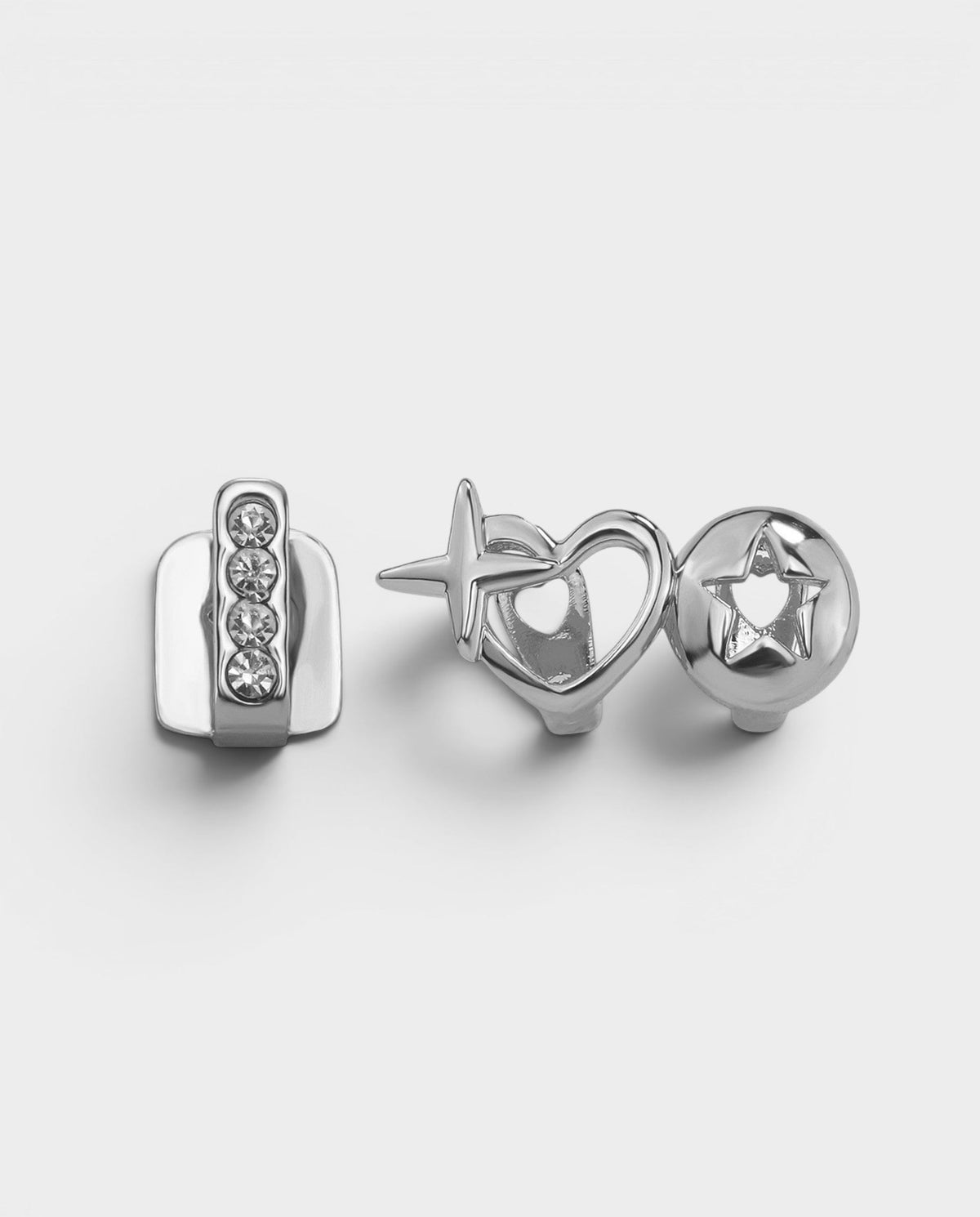 Star Heart Crystal Tooth Grill Set