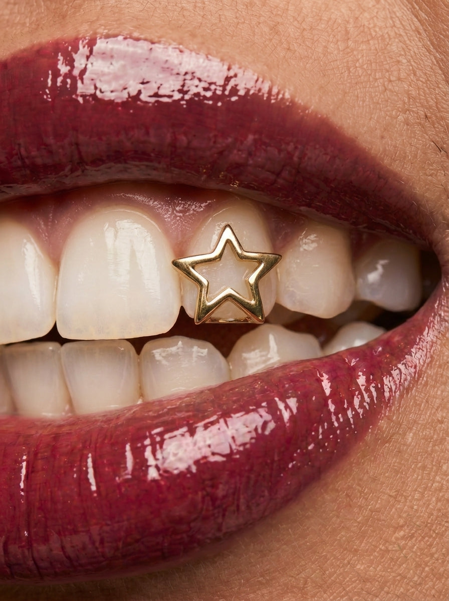 Open Star Frame Single-Tooth Grill