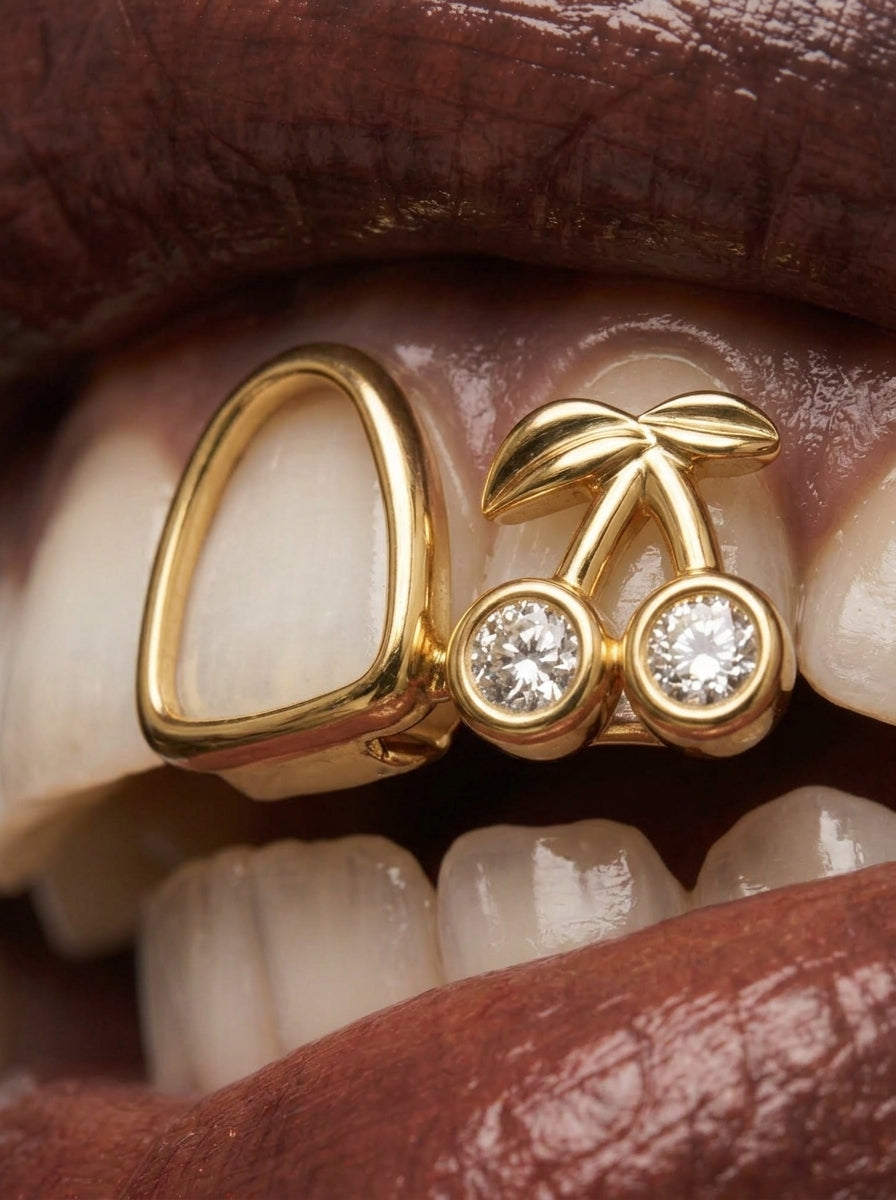 Cherry Crystal Double-Tooth Grill