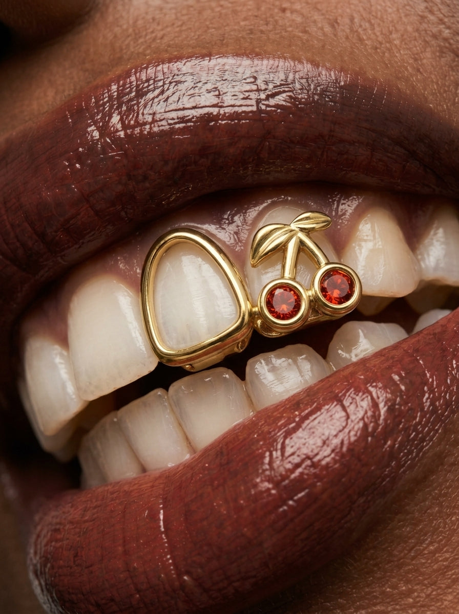 Cherry Crystal Double-Tooth Grill