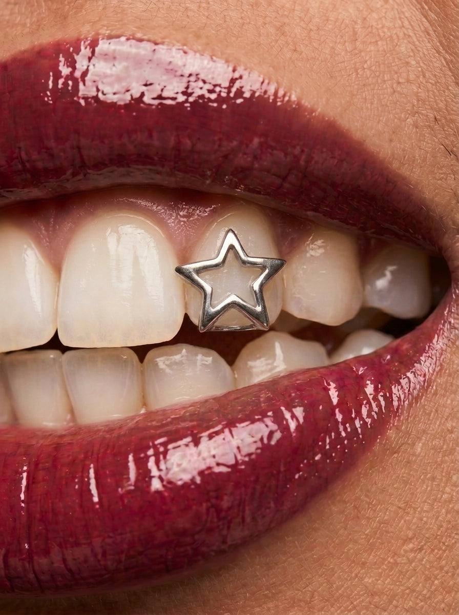 Open Star Frame Single-Tooth Grill